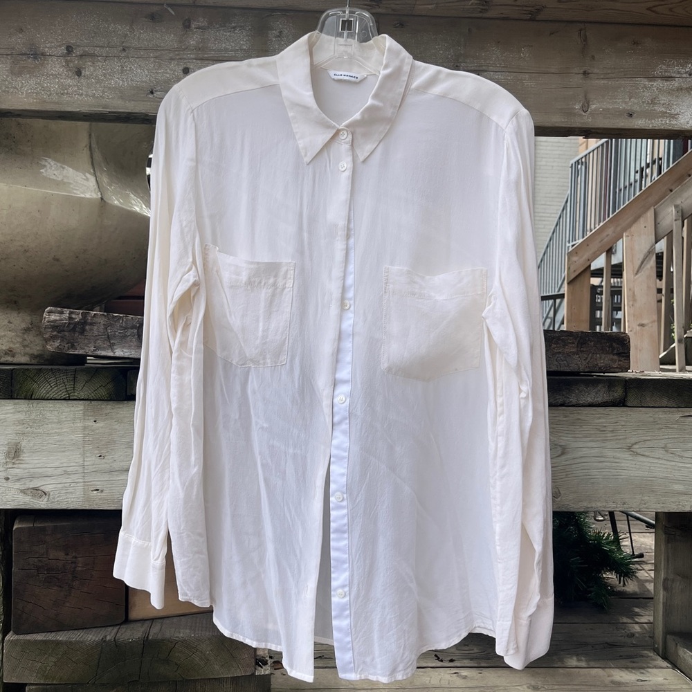 Club Monaco Button Up Top